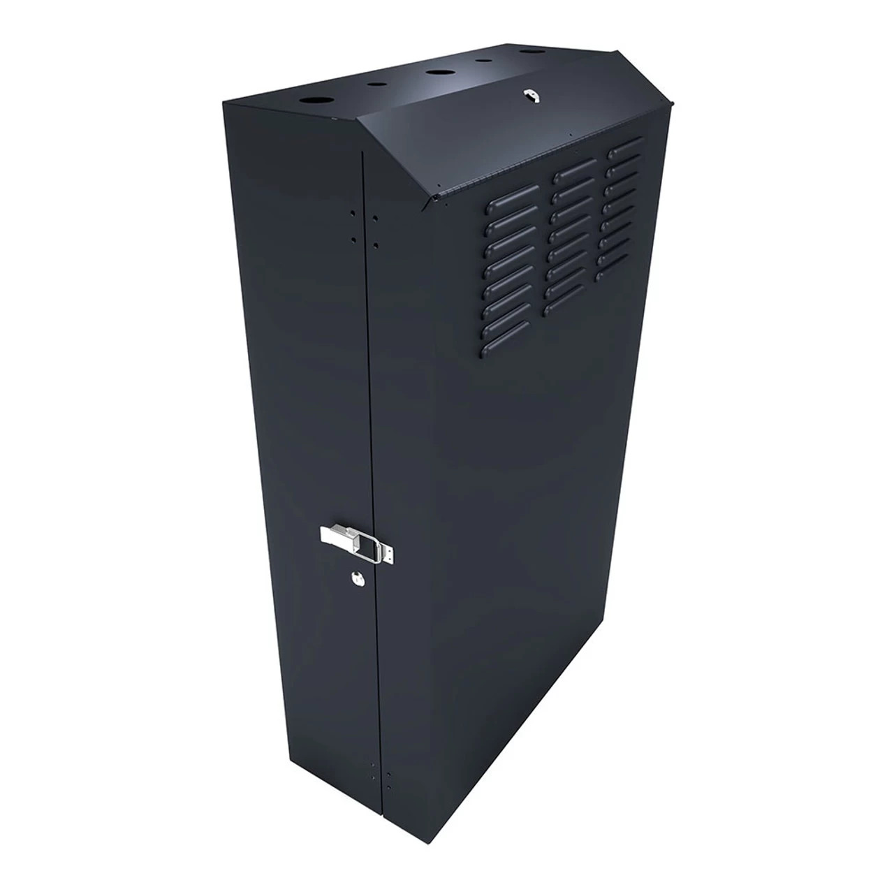 6U Vertical Wall Mount Enclosure, Cold-Rolled Steel, Black (RAL9005) 32.4in (825mm) To 35.4 (900mm) Switch Depth, CE Compliant 3 6U Vertical Wall Mount Enclosure, Cold-Rolled Steel, Black (RAL9005) 32.4in (825mm) To 35.4 (900mm) Switch Depth, CE Compliant