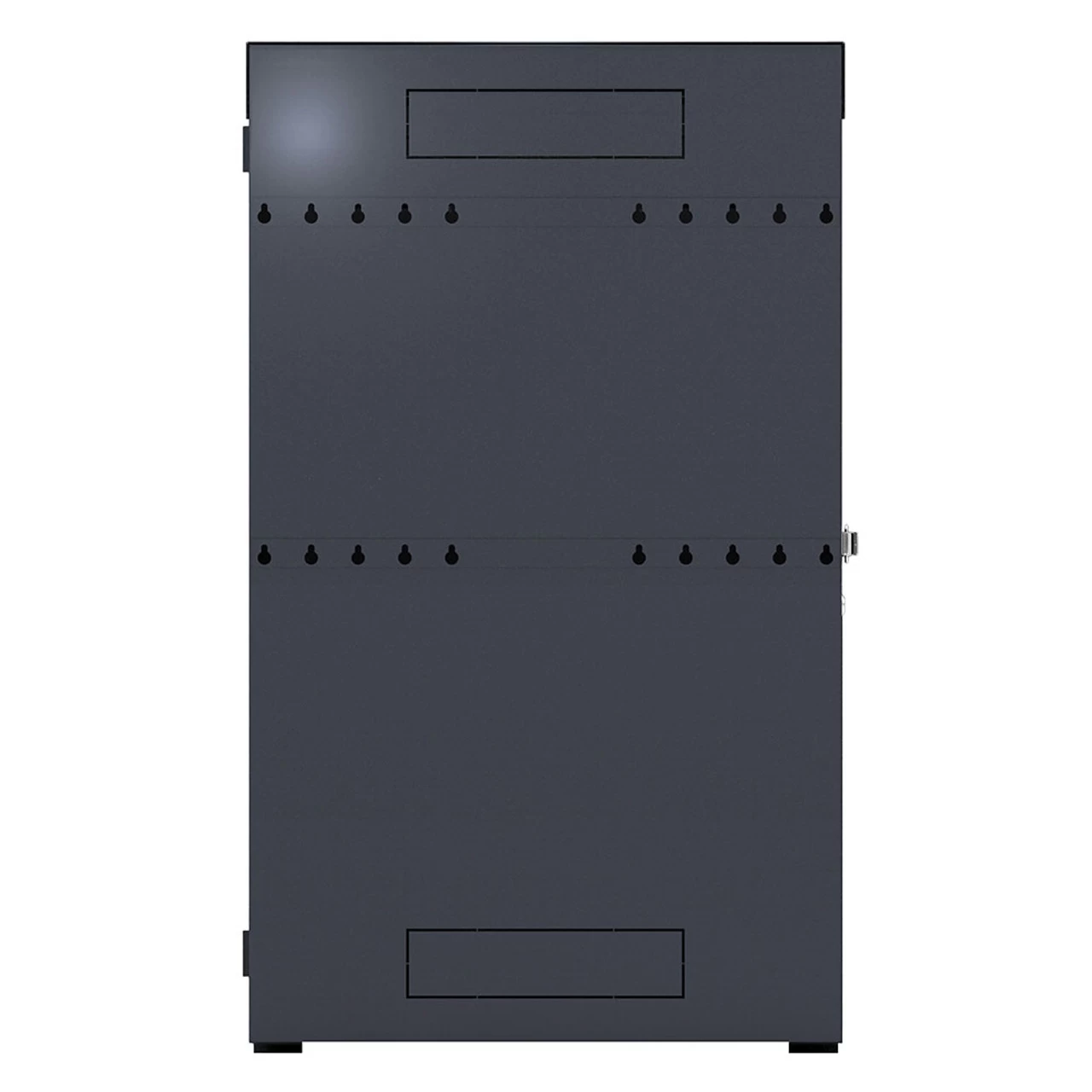 6U Vertical Wall Mount Enclosure, Cold-Rolled Steel, Black (RAL9005) 32.4in (825mm) To 35.4 (900mm) Switch Depth, CE Compliant 4 6U Vertical Wall Mount Enclosure, Cold-Rolled Steel, Black (RAL9005) 32.4in (825mm) To 35.4 (900mm) Switch Depth, CE Compliant - Image 2