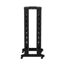 4-Post Adjustable Rack, 25U, 12-24 Threaded, Includes Casters, Black, SRB Series 8 4-Post Adjustable Rack, 25U, 12-24 Threaded, Includes Casters, Black, SRB Series -Server Cabinet Accessories 00406909 3 13298.1664318020