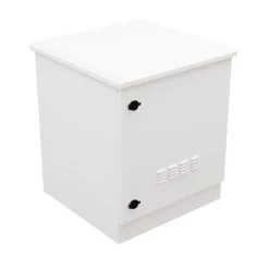Floor Mount Outdoor Network Cabinet, 12U, Fans With Temperature Control, White, IP66-Rated 11 Floor Mount Outdoor Network Cabinet, 12U, Fans With Temperature Control, White, IP66-Rated -Server Cabinet Accessories 00406917 4 23833.1670364322