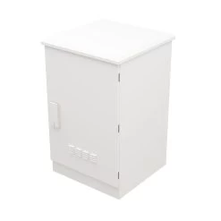 Floor Mount Outdoor Network Cabinet, 18U, Fans With Temperature Control, White, IP66-Rated 9 Floor Mount Outdoor Network Cabinet, 18U, Fans With Temperature Control, White, IP66-Rated -Server Cabinet Accessories 00406918 2 77804.1670364325