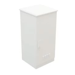 Floor Mount Outdoor Network Cabinet, 26U, Fans With Temperature Control, White, IP66-Rated 13 Floor Mount Outdoor Network Cabinet, 26U, Fans With Temperature Control, White, IP66-Rated -Server Cabinet Accessories 00406919 4 92371.1670364329