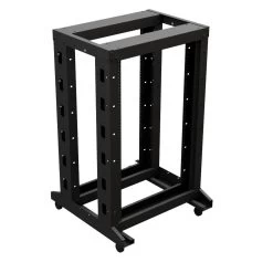 4-Post Adjustable Rack, 18U, 12-24 Threaded, Includes Casters, Black, SRB Series 9 4-Post Adjustable Rack, 18U, 12-24 Threaded, Includes Casters, Black, SRB Series -Server Cabinet Accessories 00406968 4 55192.1664318039