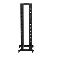 4-Post Adjustable Rack, 37U, 12-24 Threaded, Includes Casters, Black, SRB Series -Server Cabinet Accessories 00406970 3 53799.1664318046