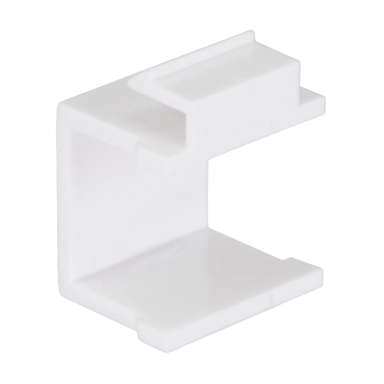 Heavy-Duty Blank Keystone Insert, Thermoplastic , White, 15-Pack 3 Heavy-Duty Blank Keystone Insert, Thermoplastic , White, 15-Pack