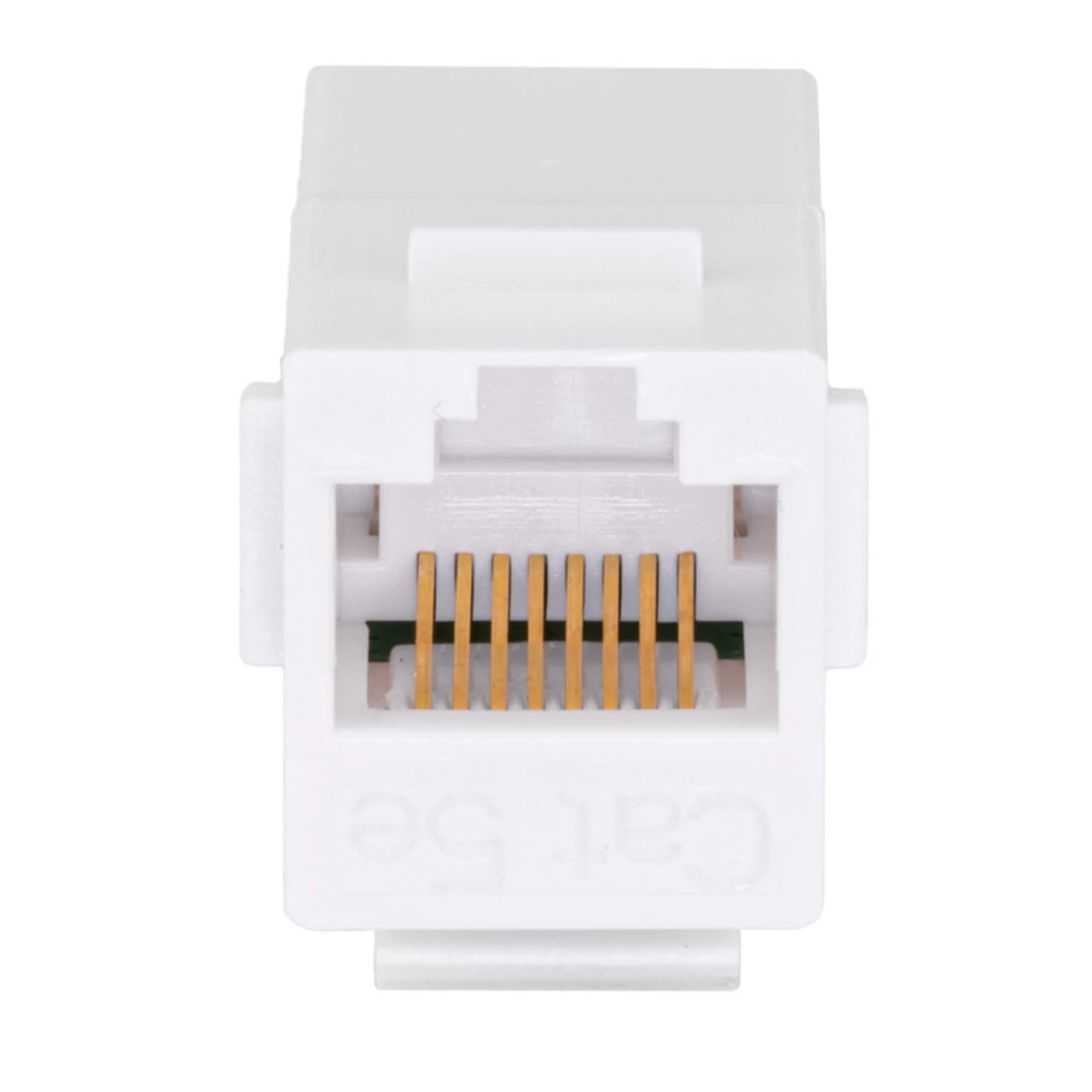 CAT5E Keystone Coupler, Female RJ45(8x8), Snap-In, Thermoplastic, White, 15-Pack 5 CAT5E Keystone Coupler, Female RJ45(8x8), Snap-In, Thermoplastic, White, 15-Pack - Image 3