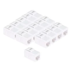 CAT5E Keystone Coupler, Female RJ45(8x8), Snap-In, Thermoplastic, White, 15-Pack 9 CAT5E Keystone Coupler, Female RJ45(8x8), Snap-In, Thermoplastic, White, 15-Pack -Server Cabinet Accessories 00407007 4 32428.1655911759