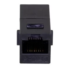 CAT5E Keystone Coupler, Female RJ45(8x8), Snap-In, Thermoplastic, Black, 15-Pack 8 CAT5E Keystone Coupler, Female RJ45(8x8), Snap-In, Thermoplastic, Black, 15-Pack -Server Cabinet Accessories 00407008 3 18304.1655911760