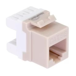 CAT5E Keystone Jack, Snap-In, 180-Degree Termination, Thermoplastic , Light Almond, 15-Pack, CE Compliant 7 CAT5E Keystone Jack, Snap-In, 180-Degree Termination, Thermoplastic , Light Almond, 15-Pack, CE Compliant -Server Cabinet Accessories 00407011 2 81319.1655911762