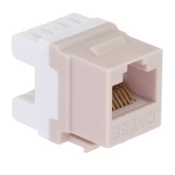 CAT5E Keystone Jack, Snap-In, 180-Degree Termination, Thermoplastic , Light Almond, 15-Pack, CE Compliant 8 CAT5E Keystone Jack, Snap-In, 180-Degree Termination, Thermoplastic , Light Almond, 15-Pack, CE Compliant -Server Cabinet Accessories 00407011 3 19468.1655911762