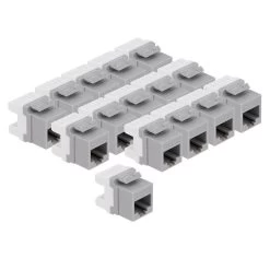 CAT5E Keystone Jack, Snap-In, 180-Degree Termination, Thermoplastic , Gray, 15-Pack, CE Compliant 9 CAT5E Keystone Jack, Snap-In, 180-Degree Termination, Thermoplastic , Gray, 15-Pack, CE Compliant -Server Cabinet Accessories 00407012 4 24111.1655911763