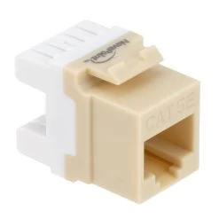 CAT5E Keystone Jack, Snap-In, 180-Degree Termination, Thermoplastic , Ivory, 15-Pack, CE Compliant 7 CAT5E Keystone Jack, Snap-In, 180-Degree Termination, Thermoplastic , Ivory, 15-Pack, CE Compliant -Server Cabinet Accessories 00407013 2 17040.1655911764
