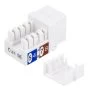CAT5E Keystone Jack, Snap-In, 90-Degree Termination, Thermoplastic , White, 15-Pack, CE Compliant 2 CAT5E Keystone Jack, Snap-In, 90-Degree Termination, Thermoplastic , White, 15-Pack, CE Compliant -Server Cabinet Accessories 00407015 1 94947.1655911765