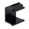 Heavy-Duty Blank Keystone Insert, Thermoplastic , Black, 25-Pack 1 Heavy-Duty Blank Keystone Insert, Thermoplastic , Black, 25-Pack -Server Cabinet Accessories 00407029 1 25369.1656084310