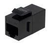 CAT5E Keystone Coupler, Female RJ45(8x8), Snap-In, Thermoplastic, Black, 25-Pack 2 CAT5E Keystone Coupler, Female RJ45(8x8), Snap-In, Thermoplastic, Black, 25-Pack -Server Cabinet Accessories 00407031 1 18445.1655911784