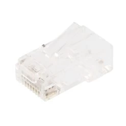 CAT6A UTP Ethernet RJ45 Plug, 25 Pack, C6A-8P8C, CE Compliance