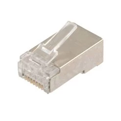 CAT6 FTP Ethernet RJ45 Plug, 25 Pack, C6-8P8C, CE Compliance