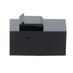 CAT6 UTP Inline Keystone InlCoupler, RJ45 Female To RJ45 Female, Snap-In, 10 Pack, Black -Server Cabinet Accessories 00407068 2 09998.1667858498