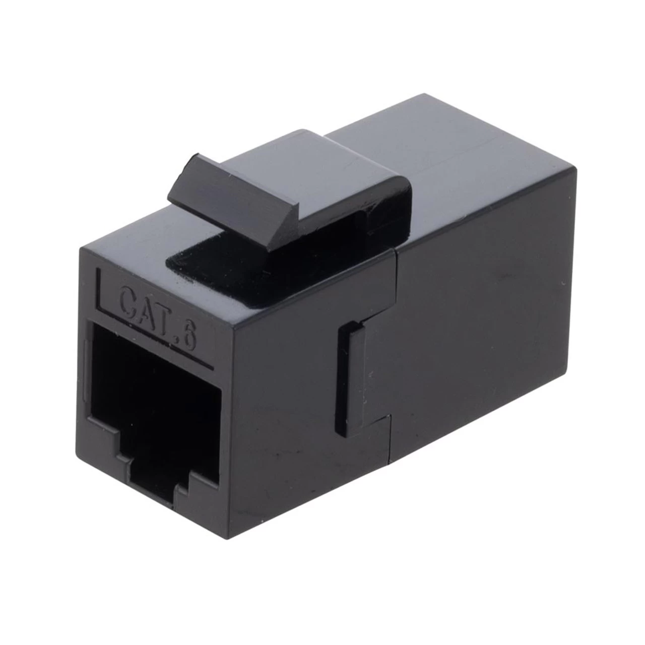 CAT6 UTP Inline Keystone Coupler, RJ45 Female To RJ45 Female, Snap-In, 15 Pack, Black 3 CAT6 UTP Inline Keystone Coupler, RJ45 Female To RJ45 Female, Snap-In, 15 Pack, Black