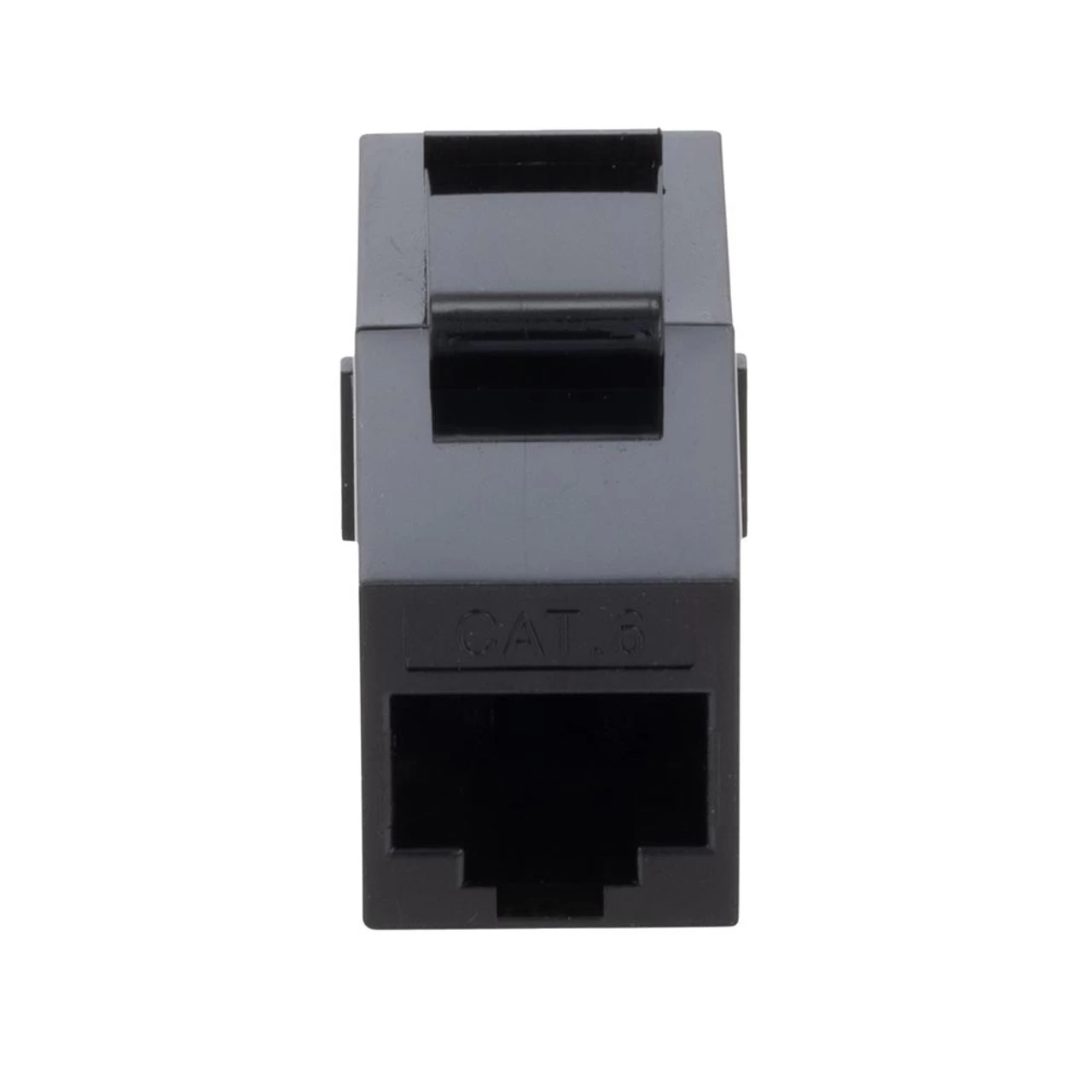 CAT6 UTP Inline Keystone Coupler, RJ45 Female To RJ45 Female, Snap-In, 15 Pack, Black 6 CAT6 UTP Inline Keystone Coupler, RJ45 Female To RJ45 Female, Snap-In, 15 Pack, Black - Image 4