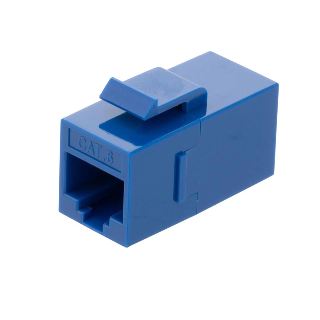 CAT6 UTP Inline Keystone Coupler, RJ45 Female To RJ45 Female, Snap-In, 10 Pack, Blue 3 CAT6 UTP Inline Keystone Coupler, RJ45 Female To RJ45 Female, Snap-In, 10 Pack, Blue