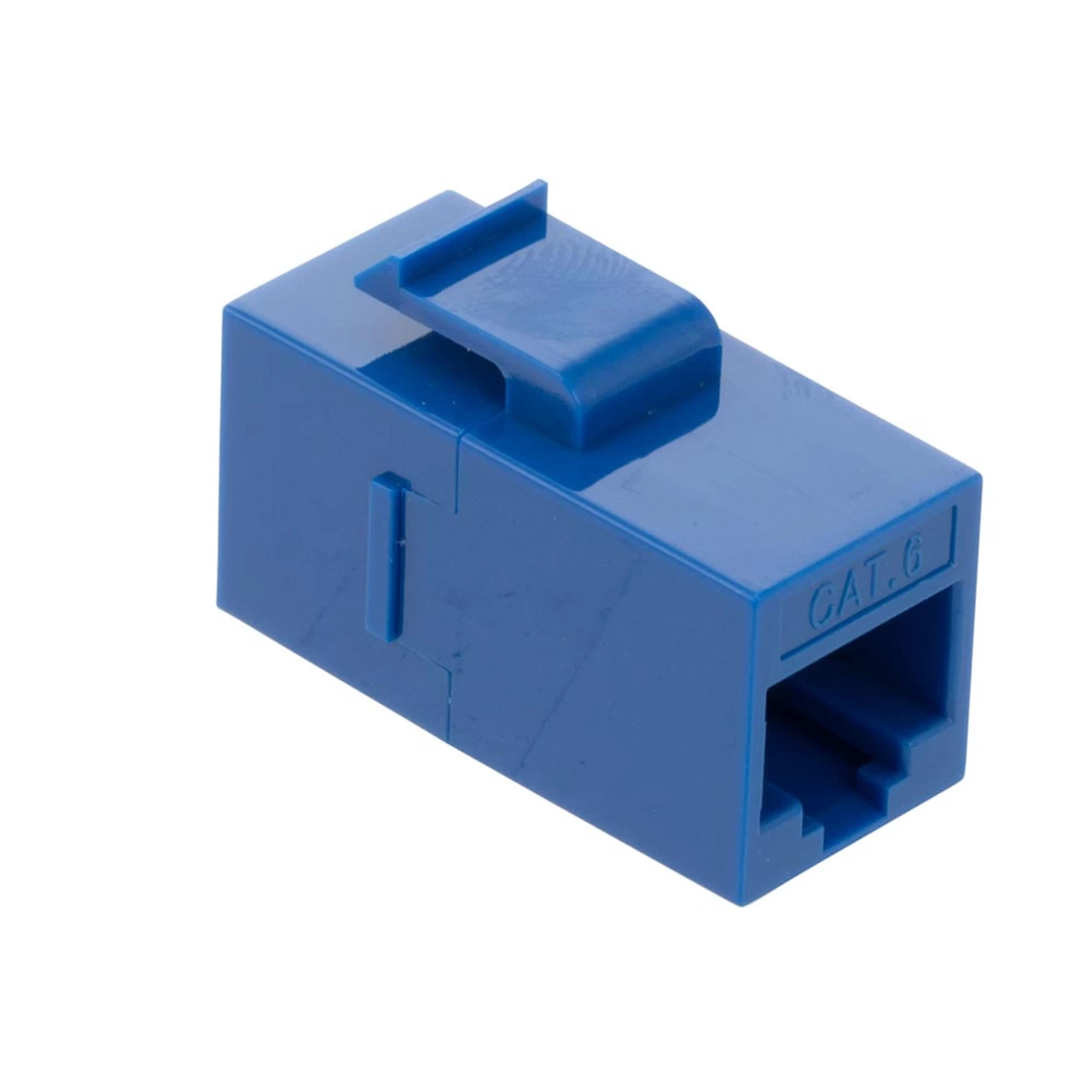 CAT6 UTP Inline Keystone Coupler, RJ45 Female To RJ45 Female, Snap-In, 10 Pack, Blue 5 CAT6 UTP Inline Keystone Coupler, RJ45 Female To RJ45 Female, Snap-In, 10 Pack, Blue - Image 3