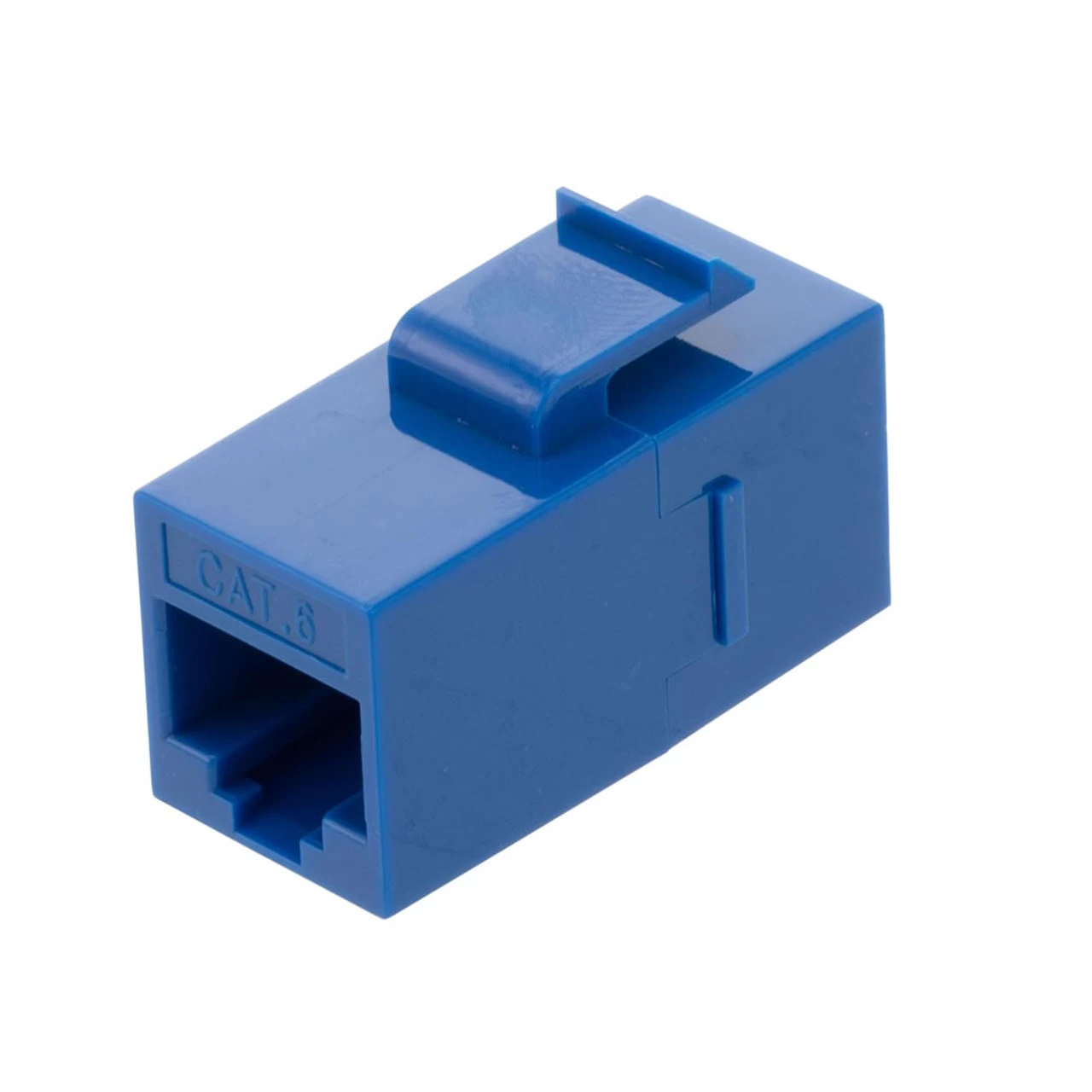 CAT6 UTP Inline Keystone Coupler, RJ45 Female To RJ45 Female, Snap-In, 10 Pack, Blue 7 CAT6 UTP Inline Keystone Coupler, RJ45 Female To RJ45 Female, Snap-In, 10 Pack, Blue - Image 5