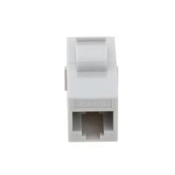 CAT6 UTP Inline Keystone Coupler, RJ45 Female To RJ45 Female, Snap-In, 10 Pack, Gray 10 CAT6 UTP Inline Keystone Coupler, RJ45 Female To RJ45 Female, Snap-In, 10 Pack, Gray -Server Cabinet Accessories 00407074 4 22444.1667869286
