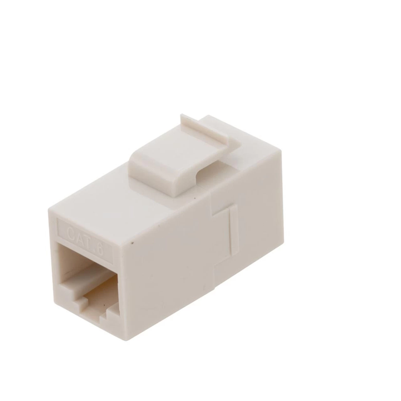 CAT6 UTP Inline Keystone Coupler, RJ45 Female To RJ45 Female, Snap-In, 25 Pack, Ivory 7 CAT6 UTP Inline Keystone Coupler, RJ45 Female To RJ45 Female, Snap-In, 25 Pack, Ivory - Image 5