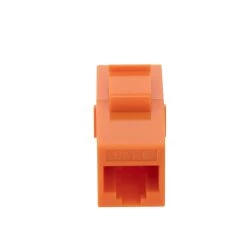 CAT6 UTP Inline Keystone Coupler, RJ45 Female To RJ45 Female, Snap-In, 25 Pack, Orange 10 CAT6 UTP Inline Keystone Coupler, RJ45 Female To RJ45 Female, Snap-In, 25 Pack, Orange -Server Cabinet Accessories 00407082 4 41368.1667868268