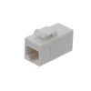 CAT6 UTP Inline Keystone Coupler, RJ45 Female To RJ45 Female, Snap-In, 10 Pack, White 1 CAT6 UTP Inline Keystone Coupler, RJ45 Female To RJ45 Female, Snap-In, 10 Pack, White -Server Cabinet Accessories 00407083 1 84714.1667868061