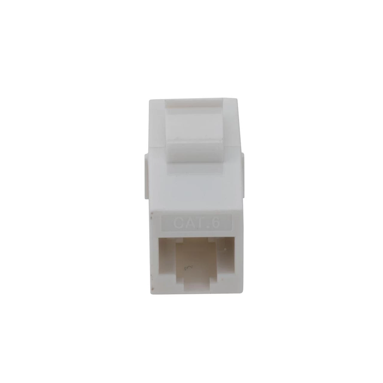 CAT6 UTP Inline Keystone Coupler, RJ45 Female To RJ45 Female, Snap-In, 15 Pack, White 6 CAT6 UTP Inline Keystone Coupler, RJ45 Female To RJ45 Female, Snap-In, 15 Pack, White - Image 4
