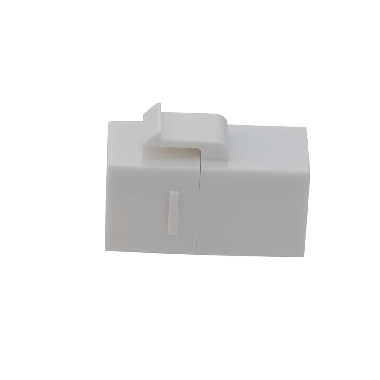 CAT6 UTP Inline Keystone Coupler, RJ45 Female To RJ45 Female, Snap-In, 25 Pack, White 4 CAT6 UTP Inline Keystone Coupler, RJ45 Female To RJ45 Female, Snap-In, 25 Pack, White - Image 2