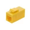 CAT6 UTP Inline Keystone Coupler, RJ45 Female To RJ45 Female, Snap-In, 10 Pack, Yellow -Server Cabinet Accessories 00407086 1 30820.1667858983