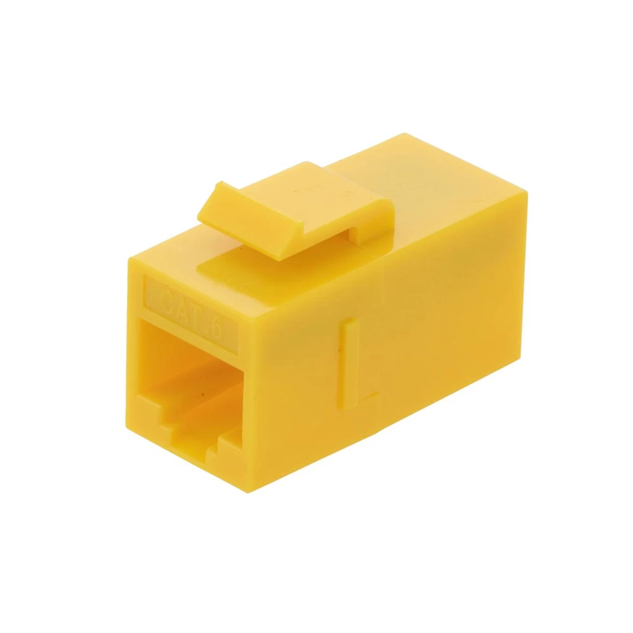 CAT6 UTP Inline Keystone Coupler, RJ45 Female To RJ45 Female, Snap-In, 15 Pack, Yellow 3 CAT6 UTP Inline Keystone Coupler, RJ45 Female To RJ45 Female, Snap-In, 15 Pack, Yellow