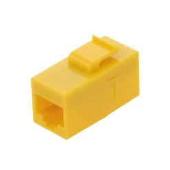 CAT6 UTP Inline Keystone Coupler, RJ45 Female To RJ45 Female, Snap-In, 15 Pack, Yellow 11 CAT6 UTP Inline Keystone Coupler, RJ45 Female To RJ45 Female, Snap-In, 15 Pack, Yellow -Server Cabinet Accessories 00407087 5 32049.1667858542