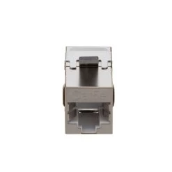 CAT5E FTP Inline Keystone Coupler, RJ45 Female To RJ45 Female, 25 Pack, Silver -Server Cabinet Accessories 00407091 4 53142.1668101709