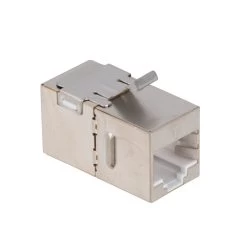 CAT6A FTP Inline Keystone Coupler, RJ45 Female To RJ45 Female, 10 Pack, Silver 9 CAT6A FTP Inline Keystone Coupler, RJ45 Female To RJ45 Female, 10 Pack, Silver -Server Cabinet Accessories 00407095 3 72491.1668101718