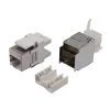 180 Degree CAT6 Keystone Jack, RJ45 Female, 10 Pack, FTP Shielded -Server Cabinet Accessories 00407101 1 81490.1660683421
