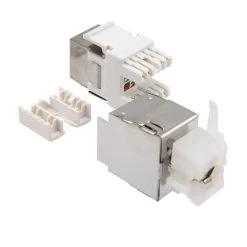 180 Degree CAT6 Keystone Jack, RJ45 Female, 25 Pack, FTP Shielded 10 180 Degree CAT6 Keystone Jack, RJ45 Female, 25 Pack, FTP Shielded -Server Cabinet Accessories 00407103 4 64740.1660683423