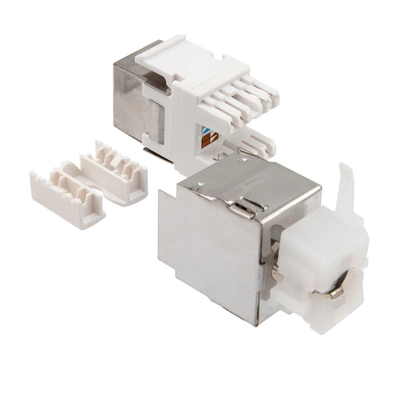 180 Degree CAT6 Keystone Jack, RJ45 Female, 25 Pack, FTP Shielded 6 180 Degree CAT6 Keystone Jack, RJ45 Female, 25 Pack, FTP Shielded - Image 4