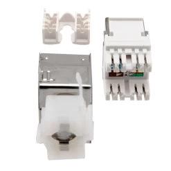 180 Degree CAT6 Keystone Jack, RJ45 Female, 25 Pack, FTP Shielded 11 180 Degree CAT6 Keystone Jack, RJ45 Female, 25 Pack, FTP Shielded -Server Cabinet Accessories 00407103 5 56338.1660683423