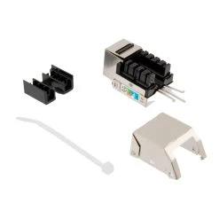 90 Degree CAT5E Keystone Jack, RJ45 Female, 10 Pack, FTP Shielded 10 90 Degree CAT5E Keystone Jack, RJ45 Female, 10 Pack, FTP Shielded -Server Cabinet Accessories 00407107 4 95720.1660683428