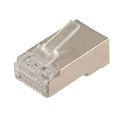 CAT5E FTP Ethernet RJ45 Plug, 100 Pack, C5E-8P8C, CE Compliance