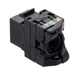 CAT6A Unshielded Toolless Keystone Jack, 25 Pack, Black 9 CAT6A Unshielded Toolless Keystone Jack, 25 Pack, Black -Server Cabinet Accessories 00407180 3 13998.1682015691