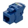 CAT6A Unshielded Toolless Keystone Jack, 10 Pack, Blue 2 CAT6A Unshielded Toolless Keystone Jack, 10 Pack, Blue -Server Cabinet Accessories 00407181 1 47243.1682015694