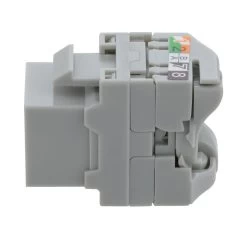 CAT6A Unshielded Toolless Keystone Jack, 10 Pack, Grey 8 CAT6A Unshielded Toolless Keystone Jack, 10 Pack, Grey -Server Cabinet Accessories 00407184 2 21925.1682015702