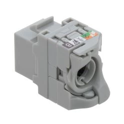 CAT6A Unshielded Toolless Keystone Jack, 10 Pack, Grey 9 CAT6A Unshielded Toolless Keystone Jack, 10 Pack, Grey -Server Cabinet Accessories 00407184 3 96949.1682015702