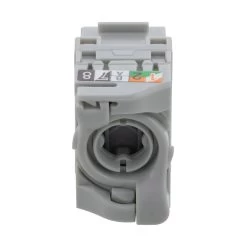 CAT6A Unshielded Toolless Keystone Jack, 15 Pack, Grey 10 CAT6A Unshielded Toolless Keystone Jack, 15 Pack, Grey -Server Cabinet Accessories 00407185 4 17256.1682015705