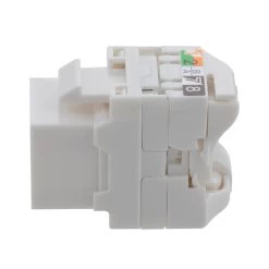 CAT6A Unshielded Toolless Keystone Jack, 10 Pack, White -Server Cabinet Accessories 00407193 2 41954.1682015728